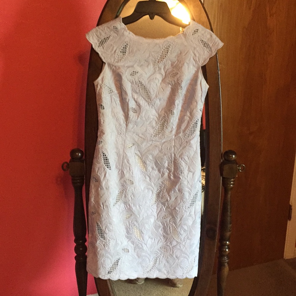 Antonio Melani periwinkle blue lace dress size 0
